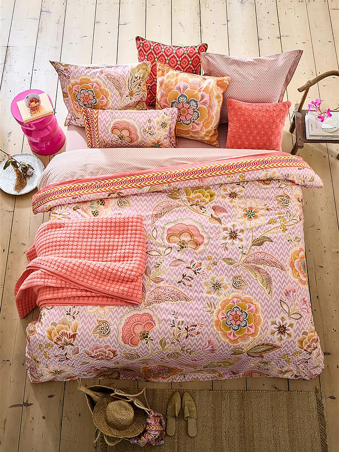 PIP STUDIO | Perkal Bettwäsche HAKUNA 70x90cm / 140x200cm Rosa | 